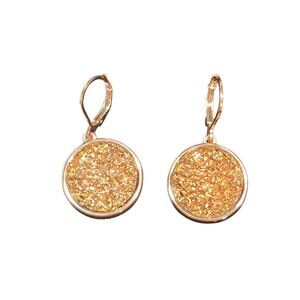 Joan Rivers Classics Collection Rose Gold Flexible Choker Earrings Beautiful